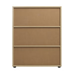 Sleek and Stylish: Versatile Sideboard Cupboard for Bathroom Storage-Natural beige\White