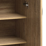 Sleek and Stylish: Versatile Sideboard Cupboard for Bathroom Storage-Natural beige\White