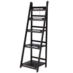 Bookshelf Corner Shelf 5 Tiers - Zane Coffee