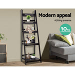 Bookshelf Corner Shelf 5 Tiers - Zane Coffee