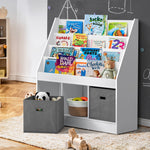 Kids Bookshelf Toy Box Organiser Display Shelf