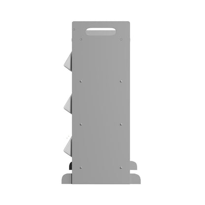 Kids Toy Storage Organiser 9 Bin Bookshelf Shelf Unit for Playroom Grey/White