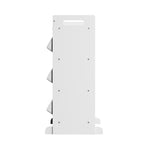 Kids Toy Storage Organiser 9 Bin Bookshelf Shelf Unit for Playroom Grey/White