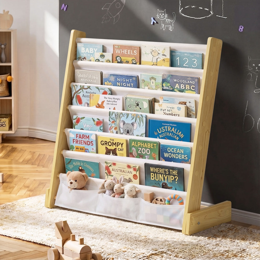 Kids Bookshelf Magazine Rack 6 Pocket | HomeAndLiving
