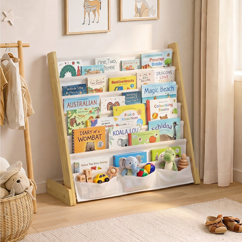 Kids Bookshelf Magazine Rack 6 Pocket | HomeAndLiving