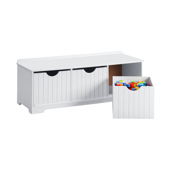  Kids Toy Storage Box Organiser Seating Bench