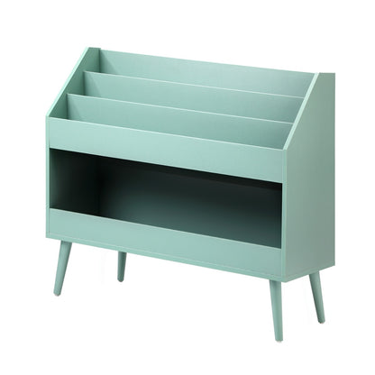 Kids Bookshelf Toy Storage 3-Tier Green | HomeAndLiving - 2