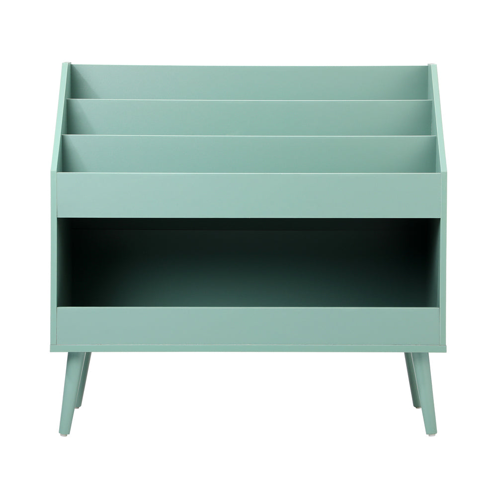 Kids Bookshelf Toy Storage 3-Tier Green | HomeAndLiving - 9