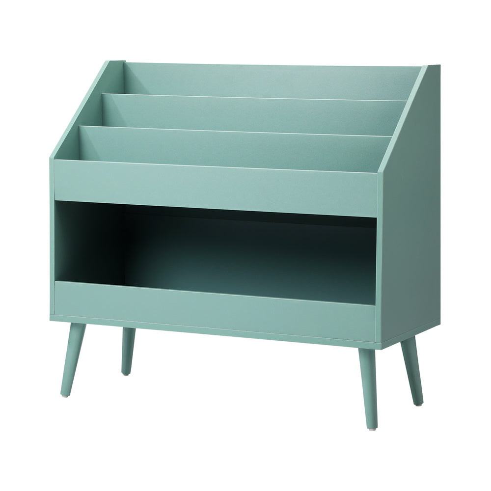 Kids Bookshelf Toy Storage 3-Tier Green | HomeAndLiving - 10