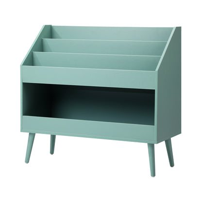 Kids Bookshelf Toy Storage 3-Tier Green | HomeAndLiving - 10