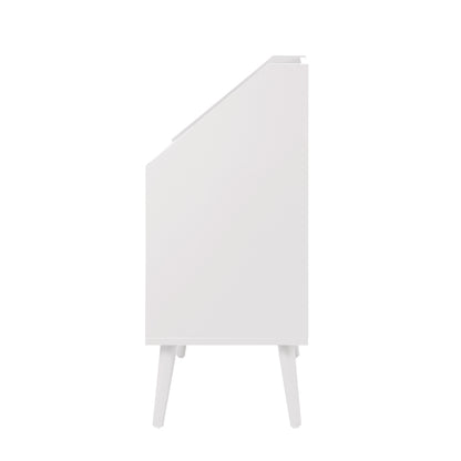 Kids Bookshelf Children Bookcase Organiser Toy Shelf White