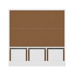 Kids Storage Cabinet Organiser With Removable Box White