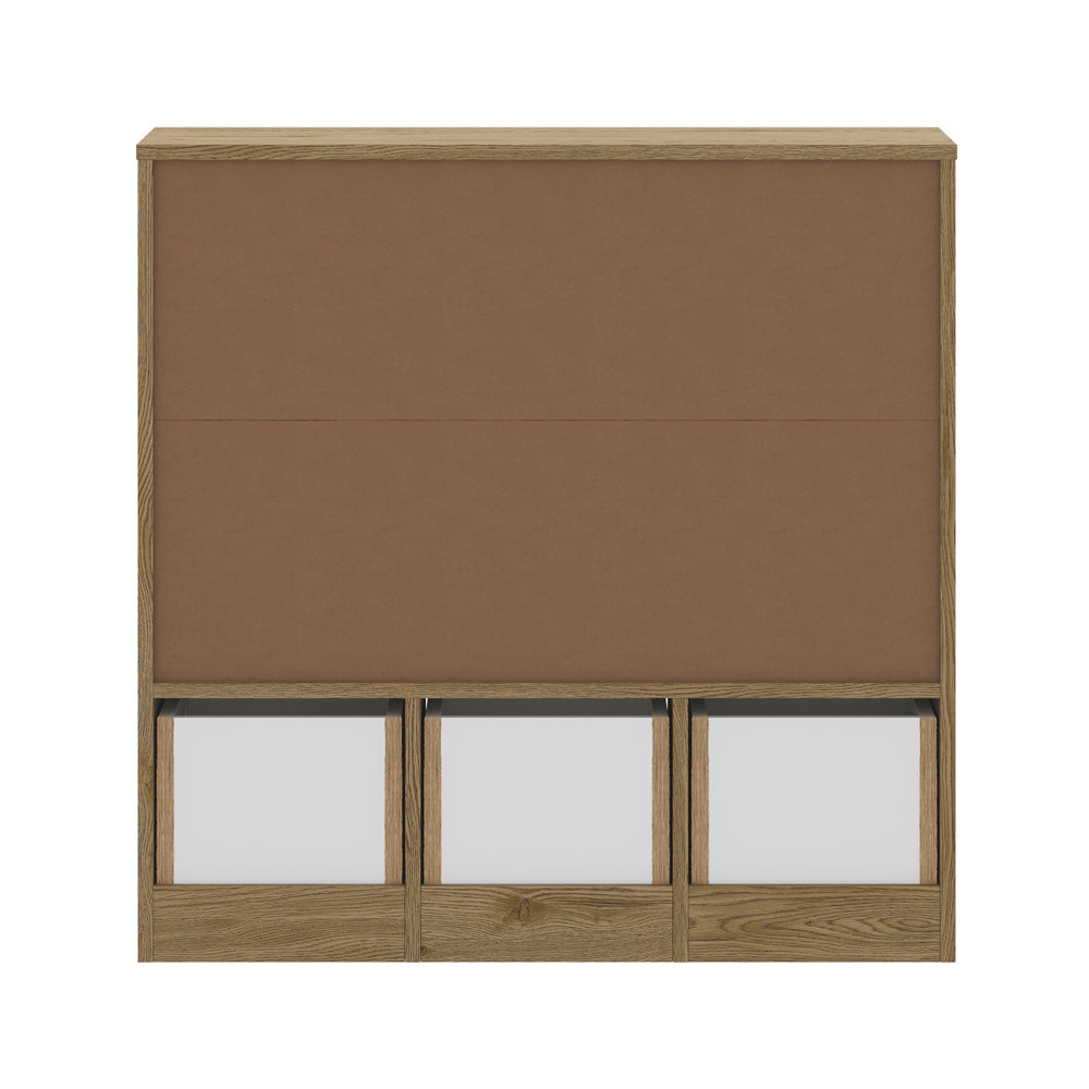 Kids Storage Organiser Cabinet With Removable Box White