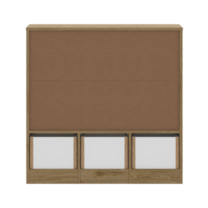 Kids Storage Organiser Cabinet With Removable Box White