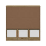 Kids Storage Cabinet Organiser With Removable Box Natural