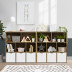 Kids Storage Cabinet Organiser With Removable Box Natural