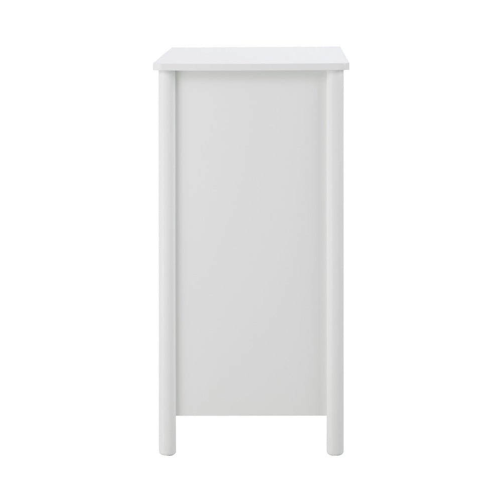 Kids Storage Bookshelf 2 Tier White