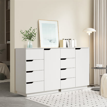 Buffet Storage Cabinet 4 Drawers White | HomeAndLiving