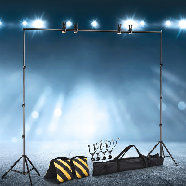  2.5X3M Photography Backdrop Stand Kit Studio Screen Photo