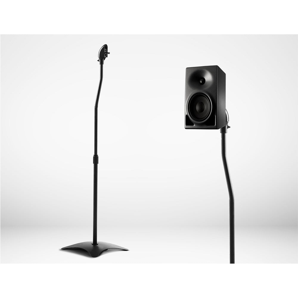 Speaker Stand 75-112Cm Adjustable Height Surround Sound Studio Home 2Pcs