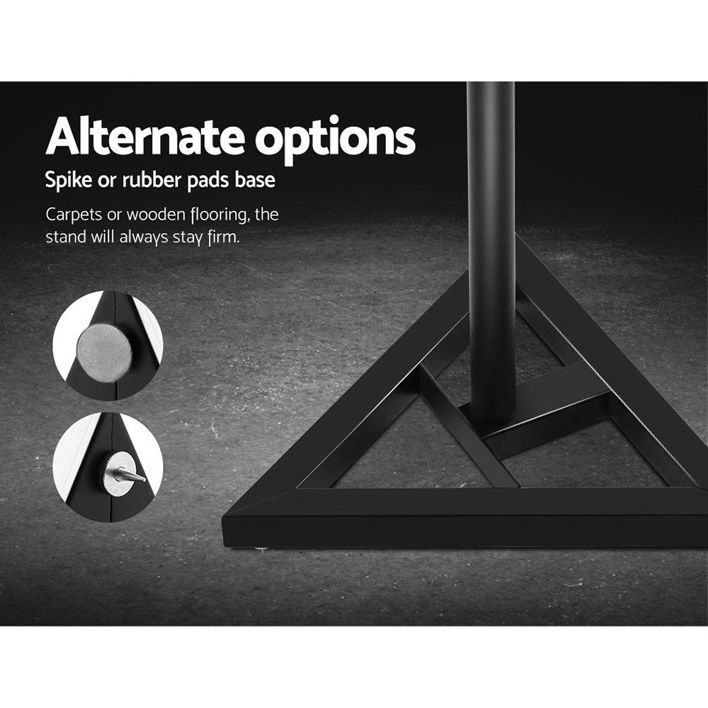 Speaker Stand 67-120Cm Adjustable Height Surround Sound Studio Home 2Pcs