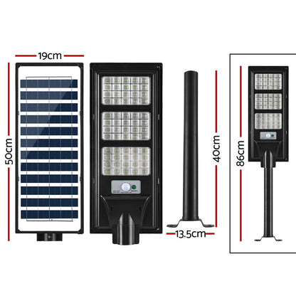 240 Led Solar Street Light Flood Motion Sensor Remote