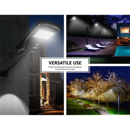 80 Led Solar Street Light 90W Flood Motion Sensor Outdoor Wall Lamp
