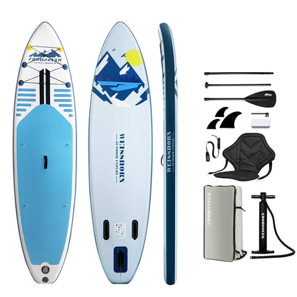 Stand Up Paddle Board 10.6Ft Inflatable Sup Surfboard Paddleboard Kayak Surf Blue