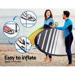 Stand Up Paddle Board 11Ft Inflatable Sup Surfboard Paddleboard Kayak Black