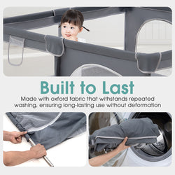 Kids Playpen Baby Safety Gate 2 Door 150x180cm