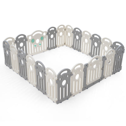Kids Playpen Baby Safety Gate Toddler Fence 22 Panels