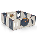 Kids Playpen Baby Safety Gate Toddler Fence 14 Panels