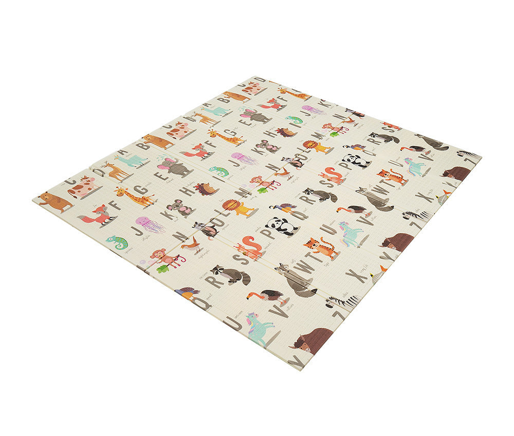Kids Play Mat Folding XPE Foam Double Pad Non-slip Carpet