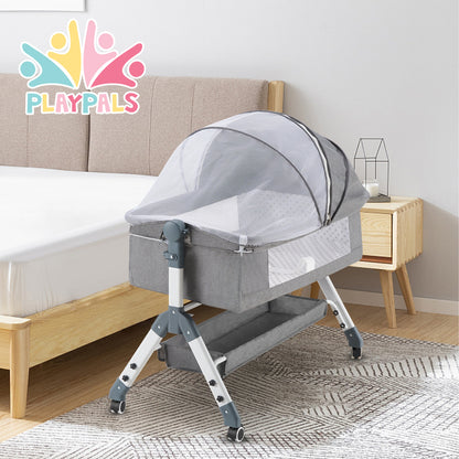 Baby Cot Crib Bed Portable Bassinet Bedside Sleeper Adjustable