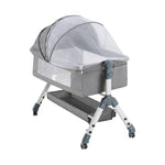 Baby Cot Crib Bed Portable Bassinet Bedside Sleeper Adjustable