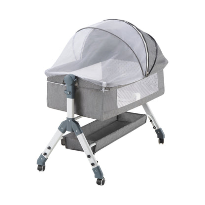 Baby Cot Crib Bed Portable Bassinet Bedside Sleeper Adjustable