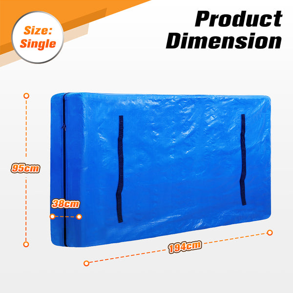  Mattress Bag Waterproof Protector Dust Cover Single Size