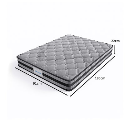 Spring Mattress Bed Pocket Egg Single