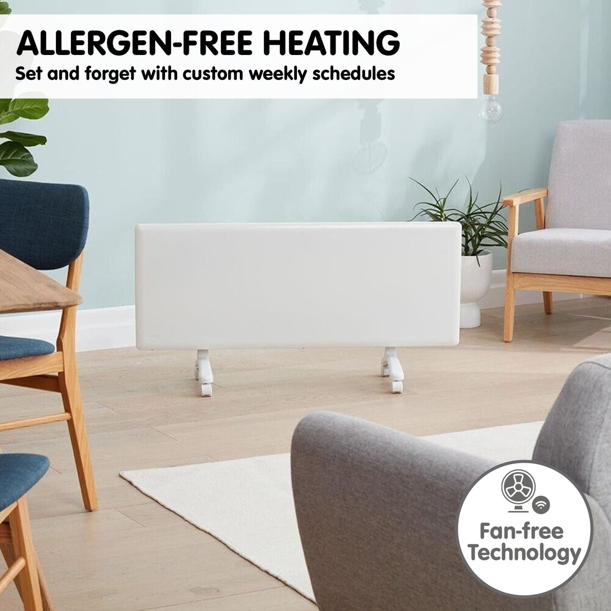 Electric Panel Heater Wi-Fi 102.5x5.5x40cm
