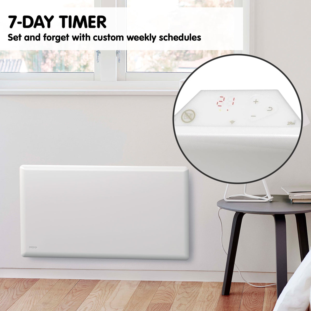 Electric Panel Heater Wi-Fi 102.5x5.5x40cm