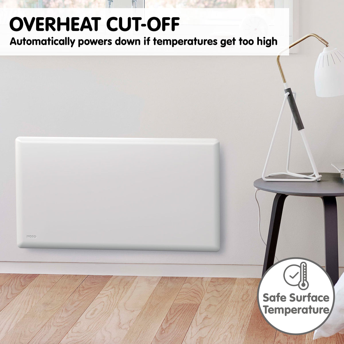 Electric Panel Heater Slimline 112.5x5.5x40cm