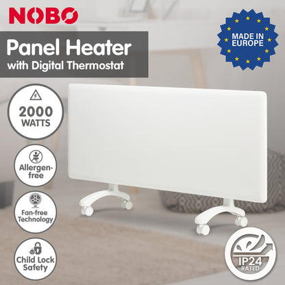 Electric Panel Heater Slimline 112.5x5.5x40cm