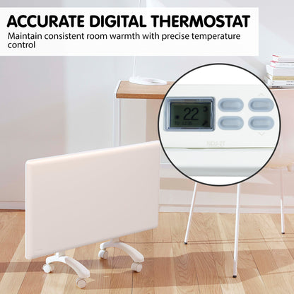Electric Panel Heater Slimline 112.5x5.5x40cm
