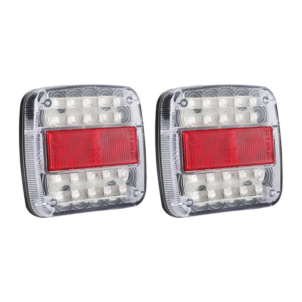  Pair 26 LED Tail Lights Stop Reverse Indicator 12V Ute Trailer Truck