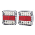 Pair 26 LED Tail Lights Stop Reverse Indicator 12V Ute Trailer Truck