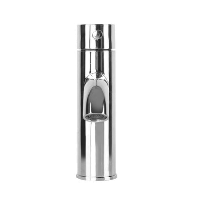 Basin Mixer Tap Round Brass Bathroom Faucet - Chrome