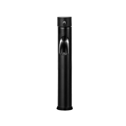 Basin Mixer Tap Tall Round Bathroom Faucet - Matte Black
