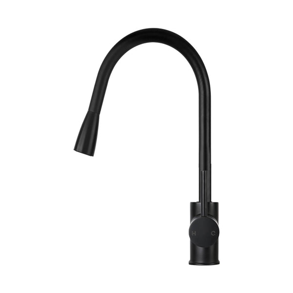  Kitchen Mixer Tap Pull Out 2 Mode Sink Faucet Basin Laundry Black