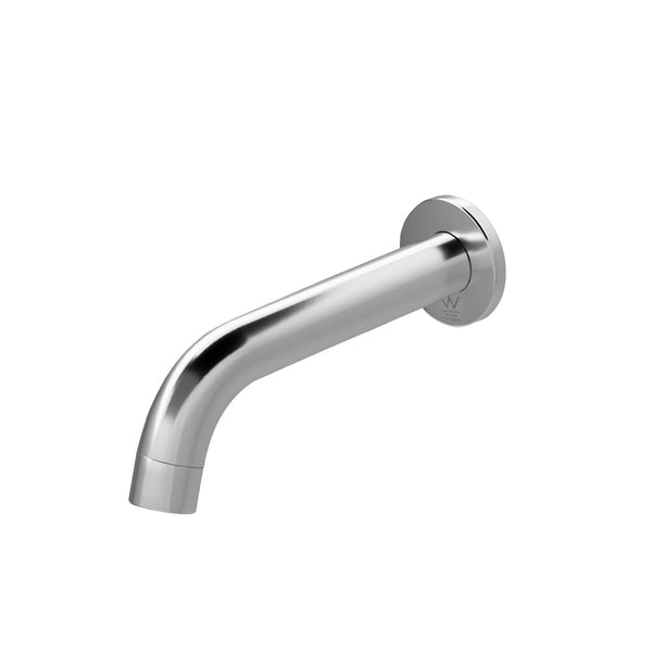  Wall Bath Mixer Tap Round Spout Shower Bathtub Chrome