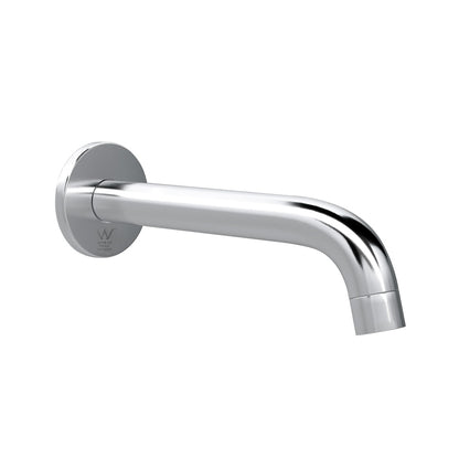 Wall Bath Mixer Tap Round Spout Shower Bathtub Chrome